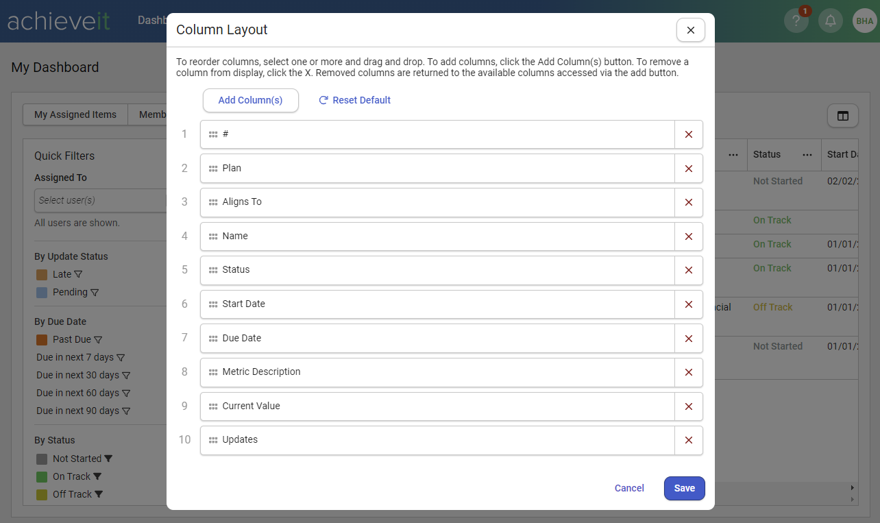 custom columns My dashboard.png